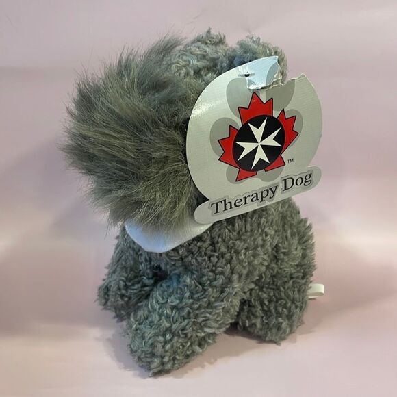St. John Ambulance Grey Schnauzer Therapy Dog by Comfort Creatures Plush Toys… - Picture 1 of 9